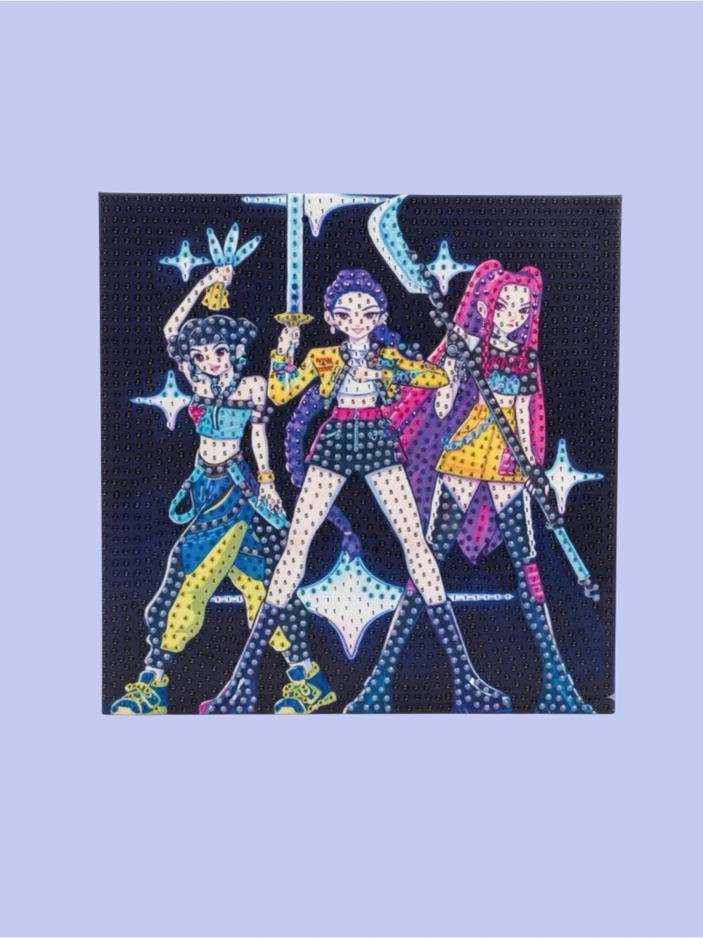 New Sealed K-Pop Demon Hunters Huntrix Diamond Art Diamond Painting Hard to Find